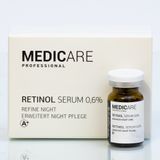 Інтенсивна нічна сироватка з вітаміном А RETINOL SERUM 0,6% Medicare Professional